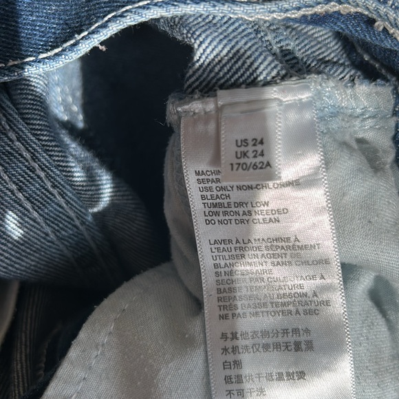 BDG by Urban Outfitters Blue Straight-Leg Cowboy Jean Size 24 - Picture 10 of 11